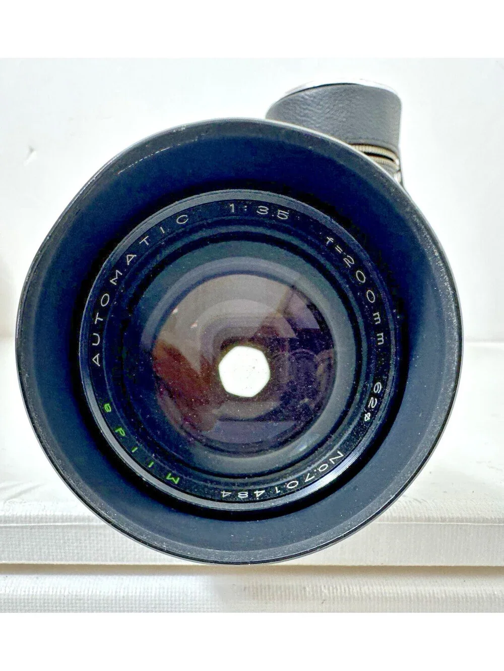 Automatic Miranda 200mm f3.5 Telephoto Manual Focus Lens w/ Vintage Case JAPAN